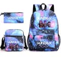 KPop Demon Hunters Stjärnblå Ryggsäck & Pennfodral Set [JUN] Style C Starry Blue
