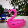 Miniatyrbilde 4 av 6: Flamingo Oppblåsbar Badering, 120cm Luftmadrass Basseng Flytemadrass