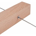 Miniatyrbillede 4 af 5: 30 stk rustfrie kabelbeskyttelseshylstre til kabelgelænder 3/16 tommer træstolper, DIY-gelænder