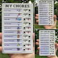 Miniatyrbillede 5 af 10: Tjekliste Dagsplanlægger Selvdisciplin Punch Card RV TJEKLISTE RV CHECKLIST