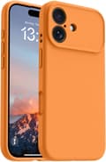 Slankt MagSafe-kompatibelt etui til iPhone 17 Air | Stødsikkert silikone [JUN] iPhone 17 Air Orange