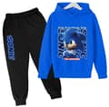 Sonic The Hedgehog Blå Hettegenser for Barn og Tenåringer[JUN] 7-8 years old/130cm blue