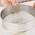 Miniatyrbilde 5 av 6: Melsikt for baking, profesjonell rund i rustfritt stål