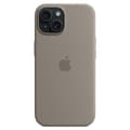 MagSafe-kompatibelt silikonskal för iPhone 15 - Röd Grå[JUN] iPhone 15 Grey