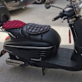 Miniatyrbild 7 av 7: Motorcykelsäte Geldyna Kudde Motorcykelkudde Grå gray