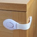 Miniatyrbilde 6 av 10: 10 stk Lås Skap Lås Stropper white