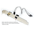 Miniatyrbillede 2 af 5: 24bit 192khz Datterkort Spdif Optisk og RCA Udgang Flad Kabelbeslag Digital Lydoutput