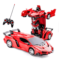 Miniatyrbild 1 av 3: Radiostyrd Transformers Bil Röd
