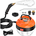 Miniatyrbilde 1 av 9: 2500W Dampvasker, Høytrykksvasker for Rengjøring, Bærbar Håndholdt Dampvasker for Hjembruk, Dampvasker for Bildetaljering med 3 Børster