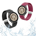 Miniatyrbilde 4 av 7: Ingen Gap Silikonrem for Samsung Galaxy Watch 5/4 40mm 44mm 5 Pro 45mm Original Magnetisk armbåndsrem for Watch 4 Klassisk belte official blue