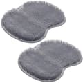 2-pack duschfotsskrubbmatta med ryggskrubbare och sugkoppar [JUN] Gray&gray