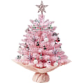 Miniatyrbilde 1 av 5: Mini Juletre Rosa Juletre Kunstig Juletre Lite Juletre Ferie Bordsplass Juletre Ferie Dekorasjon