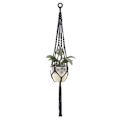 Miniatyrbilde 2 av 5: 2 stk Macrame plante henger hengende planter kurv, stil 4