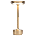 Miniatyrbilde 2 av 4: Trådløs skrivebordslampe Dimbar Metall USB Oppladbar Skrivebordslampe -1st-WELLNGS gold