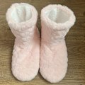 Miniatyrbild 6 av 6: Vinter Damtofflor Skor Vinter Par Golvstrumpor Vuxen Halkfri Förtjockning Sammet Inomhusdans Hög-Tube Tofflor djup rosa deep pink 41-42