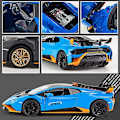 Miniatyrbillede 2 af 3: 1:24 Lamborghini Huracan STO Støbt Modelbil Træk Tilbage Legetøj til Børn 3-12 År[JUN]