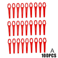 Miniatyrbillede 1 af 5: 100 stk. reserve trimmer Einhell Plast Have Plæneklipper Have Spidsklipper Græs Einhell Haveudstyr Red