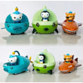 Miniatyrbild 3 av 11: Octonauts Pull Back Bil Bat Modell Barnacles Kwazii Peso Anime Action Figure Leksaker