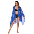 Miniatyrbild 3 av 3: Strand Sarong Pareo Bikini Wrap Kjol Cover Up För Badkläder blue