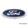 Pikkukuva 2 / 2: Ford-merkki Ovaali Sininen/kromi 145x 60mm Etu/taka Emblem Focus Mondeo Transit