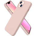 Miniatyrbild 1 av 6: iPhone 13 Case, Liquid Silicone Case for 6.1 inch iPhone 13, Ultra-Thin Case, Shockproof Protective Soft Case with Full Coverage, Solid Color Pink Solid pink