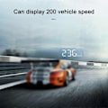 Miniatyrbillede 5 af 5: Head-Up Display, Universal GPS HUD til bil, speedometer med USB-interface, hastighed, kørselsretning, overhastighed, fejlkode, til alle køretøjer