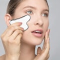 Miniatyrbilde 4 av 5: Gua Sha-verktøy i rustfritt stål for ansiktet - Guasha-verktøy for ansiktet - Metall Gua Sha - Strammer huden - Hjertemassasje - Skjønnhetsverktøy