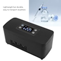 Miniatyrbillede 7 af 8: Insulin Køler Køleskab USB Opladningsport Forseglet 100‑240V Bærbar Insulin Køleboks til Opbevaring Medicin Sort EU-stik