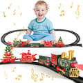 Lollanda Elektrisk Togbane med Lys og Lyd, Leke for Barn 3-8 År [JUN]