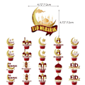 Pikkukuva 2 / 10: Eid Mubarak Ramadan-juhlabanneri ja ilmapallot set 2(include 18 balloons)