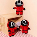 Pikkukuva 5 / 6: Squid Game Pehmolelu Korealainen Draama Punaiset Sotilaat Pehmolelut