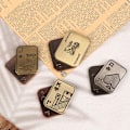 Miniatyrbillede 3 af 5: IC Slider Poker AK Metal Push Card EDC Spinnere A Onesize[ch]
