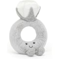 Miniatyrbilde 1 av 5: Jellycat Amuseables Diamantring Kosedyr, 20 cm | Kosedyr Bryllupsring | Gave til Forlovelse og Bryllup