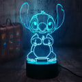 Pikkukuva 1 / 8: Lilo & Stitch Lamppu Piirretty Söpö Stitch Hahmo Ystävät 3D LED