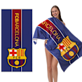 Miniatyrbillede 1 af 5: 70x140cm Håndklæde Club Barcelona Absorberende Badehåndklæde Mikrofiber Praktisk Hurtigtørrende Håndklæde