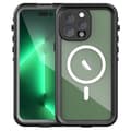 iPhone 15 Pro Heltäckande Vattentätt Premium MagSafe Skal Transparent [JUN]