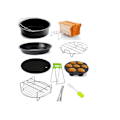Pikkukuva 1 / 5: Airfryer-lisätarvikkeet (10 osaa) - 6 tuumaa, Airfryer-tarvikkeet, sopivat 4.0-5.8QT airfryer-laitteille kaikki merkit