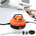 Miniatyrbilde 9 av 9: 2500W Dampvasker, Høytrykksvasker for Rengjøring, Bærbar Håndholdt Dampvasker for Hjembruk, Dampvasker for Bildetaljering med 3 Børster
