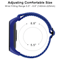 Miniatyrbillede 5 af 7: Flettet rem til Xiaomi Mi Band 7 6 5 4 3 Elastisk justerbar erstatningsrem til Amazfit Band 5 Sort[JUN] For Xiaomi Mi Band 7 black