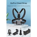 Miniatyrbilde 2 av 10: Brystmonteringsseleholder for Gopro Mobiltelefon B