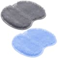 2-pack duschfotsskrubbmatta med ryggskrubbare och sugkoppar [JUN] Gray&blue