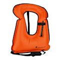 Miniatyrbillede 1 af 3: Oppustelig snorkelvest til svømning og vandsport [JUN] orange
