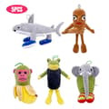 Brainrot Plyslegetøj - Tralalelo Tralala Udstoppede Dyr Dukke Gave[JUN] 5pcs plush