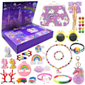 Miniatyrbild 1 av 10: 2023 Amazon Julkalender Nedräkning Blind Box Enhörning Is och Snö Ornament Flickor Semestergåva Leksak XT-86 Unicorn Blind Box 435g