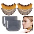 2-pack ansiktslymfdränageborste, ergonomiskt massageverktyg för förbättrad cirkulation [JUN]