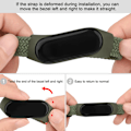 Miniatyrbillede 6 af 7: Flettet rem til Xiaomi Mi Band 7 6 5 4 3 Elastisk justerbar erstatningsrem til Amazfit Band 5 Sort[JUN] For Xiaomi Mi Band 7 black