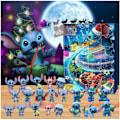 Miniatyrbilde 1 av 5: 2024 Adventskalender Julkalender Blind Box 24-dagers Nedtellingskalender Blind Box Stitch B