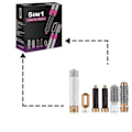 Miniatyrbillede 3 af 6: Air Styler - Professionel 5-i-1 Multifunktionel Hårtørrer PINK