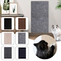 Miniatyrbild 2 av 5: Kattklösmatta med självhäftande baksida, stabil möbelskyddsmatta för kattungar, katt, khaki, khaki Khaki 30x100cm