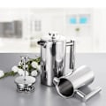 Miniatyrbillede 8 af 10: 350 ml dobbeltlags rustfrit stål fransk presse kaffebrygger med rustfrit stål filter, kaffekande isoleret kaffekande Press Filterkande Kaffepresse